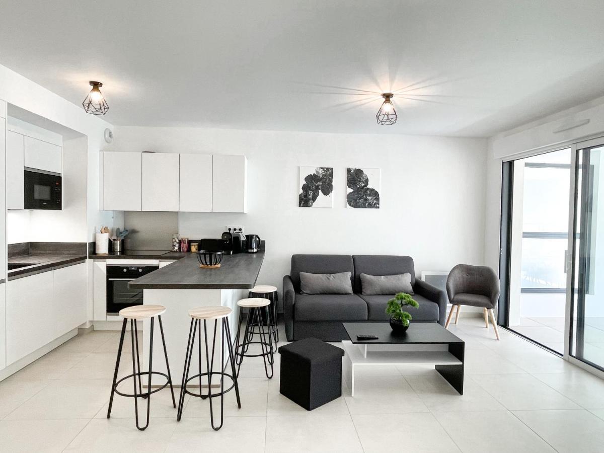 T2 Neuf Terrasse Pres Des Plages 滨海圣西尔 外观 照片
