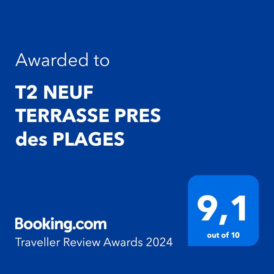 T2 Neuf Terrasse Pres Des Plages 滨海圣西尔 外观 照片